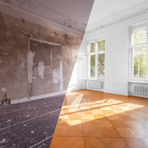 Apartment,Room,Before,And,After,Restoration,Or,Refurbishment,-,Renovation